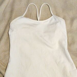 White Lululemon Tank